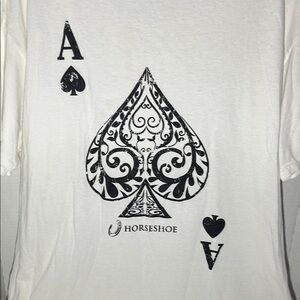 White Ace of Spades Men's Short Sleeve Tee